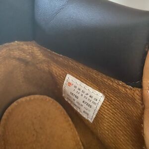 Boys size three tan colored timberland boots